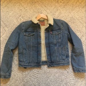 Levi’s Denim Shearling Jacket